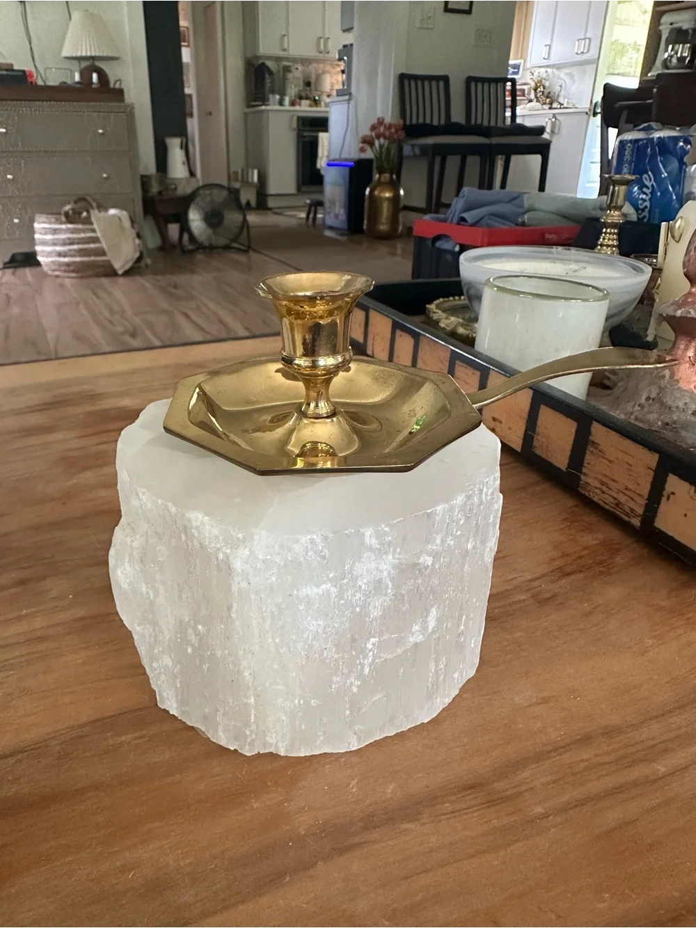 Brass Chamberstick candle holder